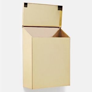 Brass Wall Mounted Mailbox